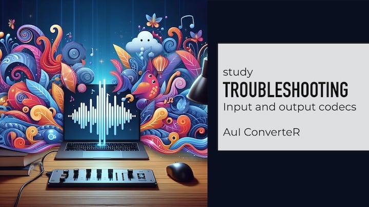 Troubleshooting: Input and Output Audio Codecs | AuI ConverteR 48x44