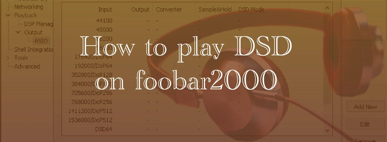 foobar2000 dsf playback