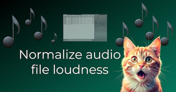 How to normalize audio