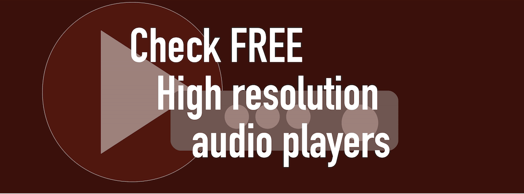 High-resolution audio players