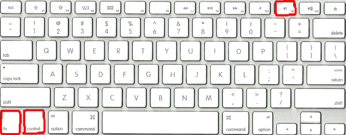 Keys combination for Mac OS X