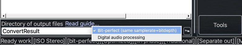 Quick set bit perfect ISO conversion