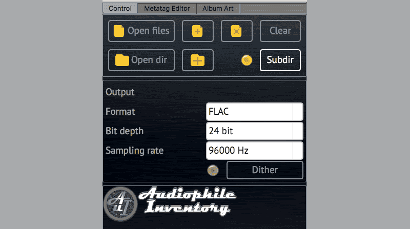 Set output format